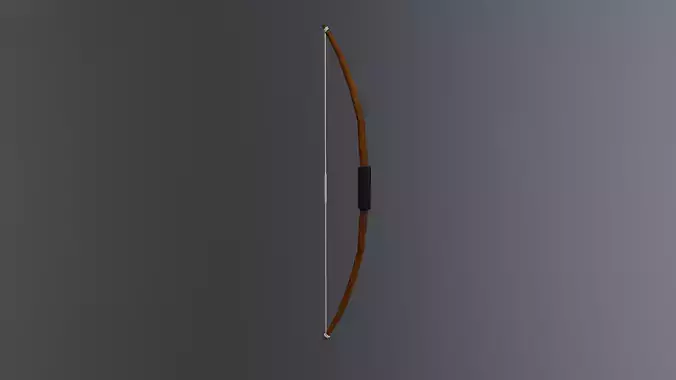 LowPoly Bow and arrow