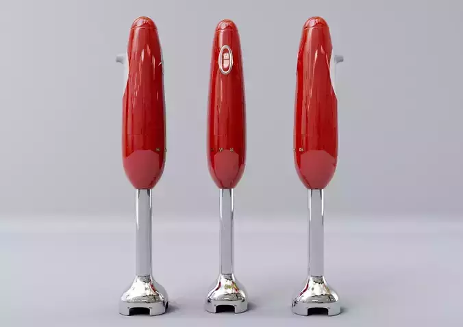 smeg hand blender 3D model