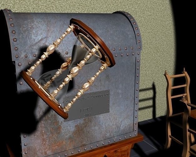 Sand Clock - With Animation 3D model