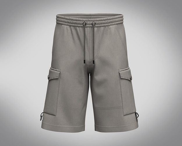 Short Pant Combat 3D model