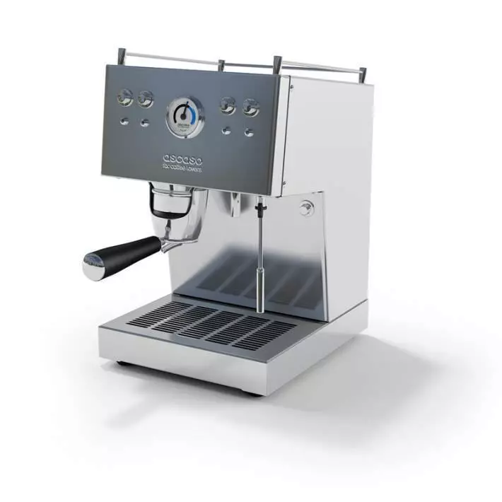 Stainless Steel Modern Espresso Machine 3D model_0