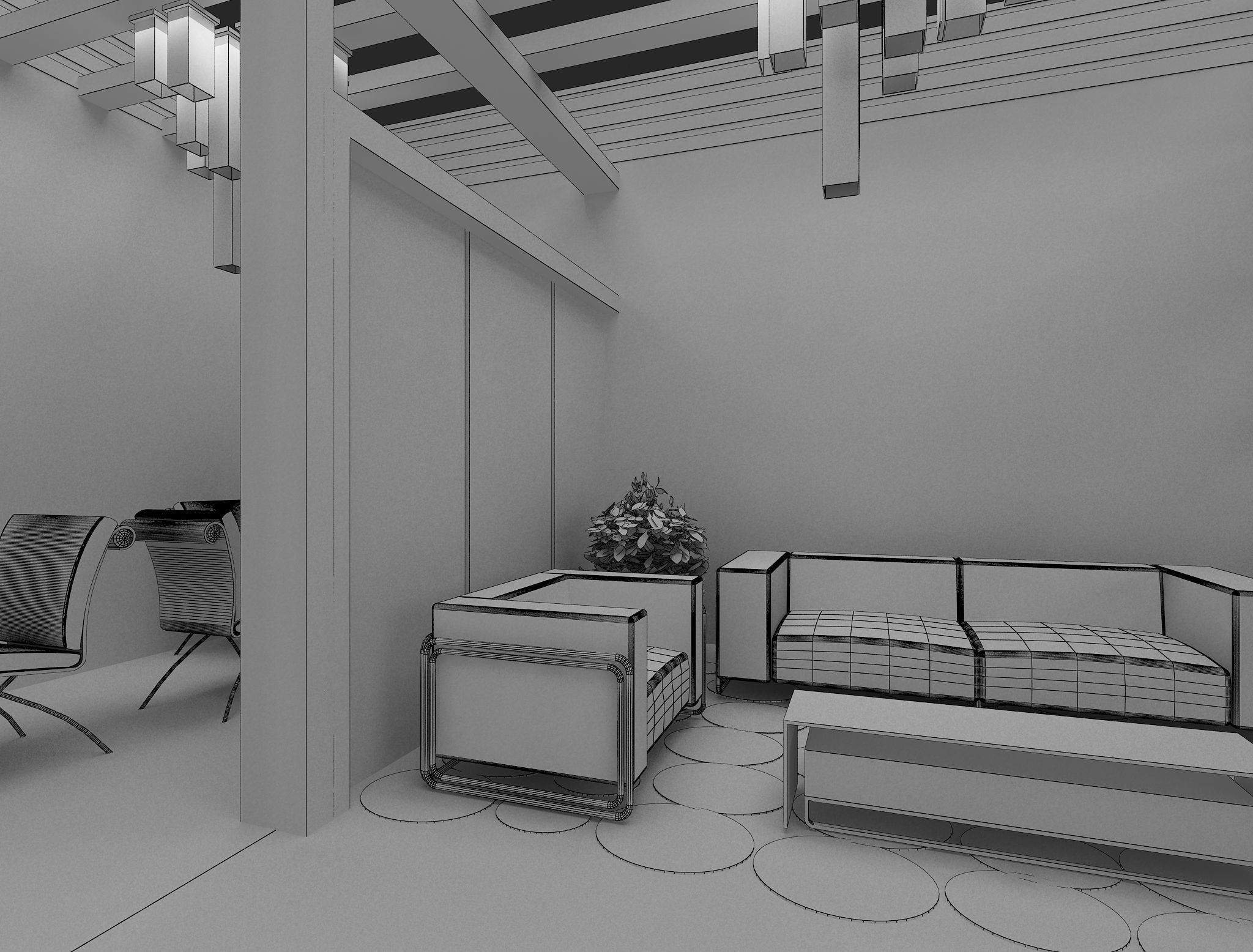  Booth Exhibition Stand a479a 3D model_15