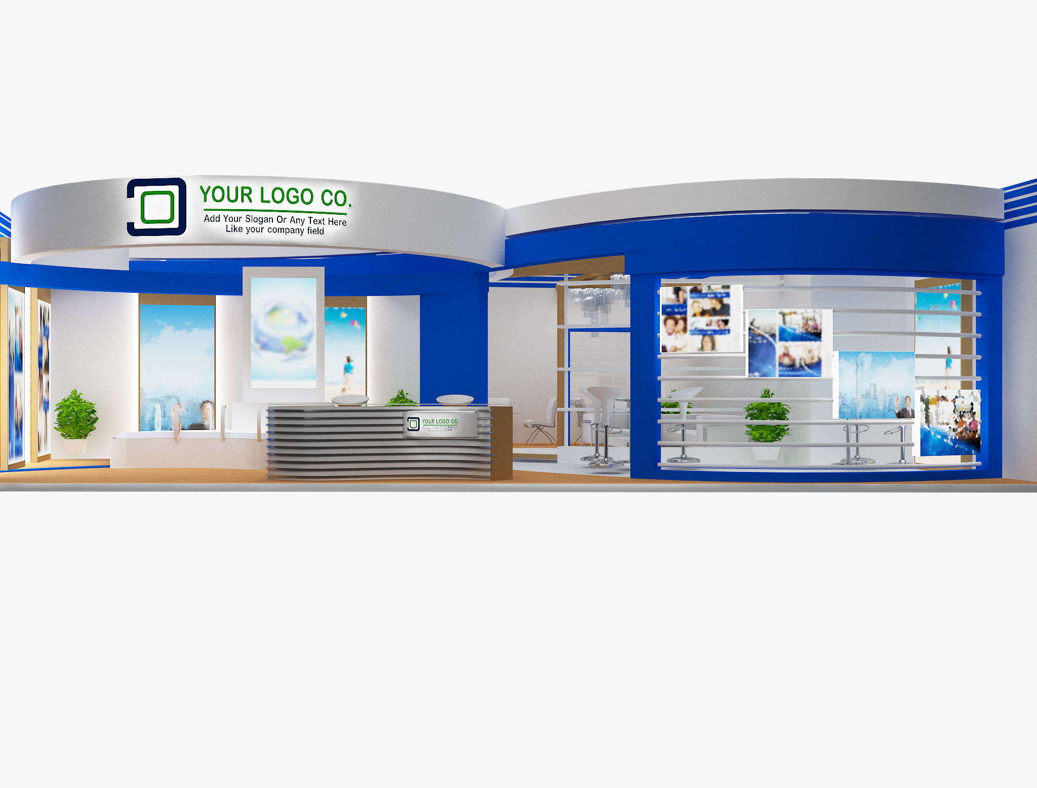  Booth Exhibition Stand a479a 3D model_8
