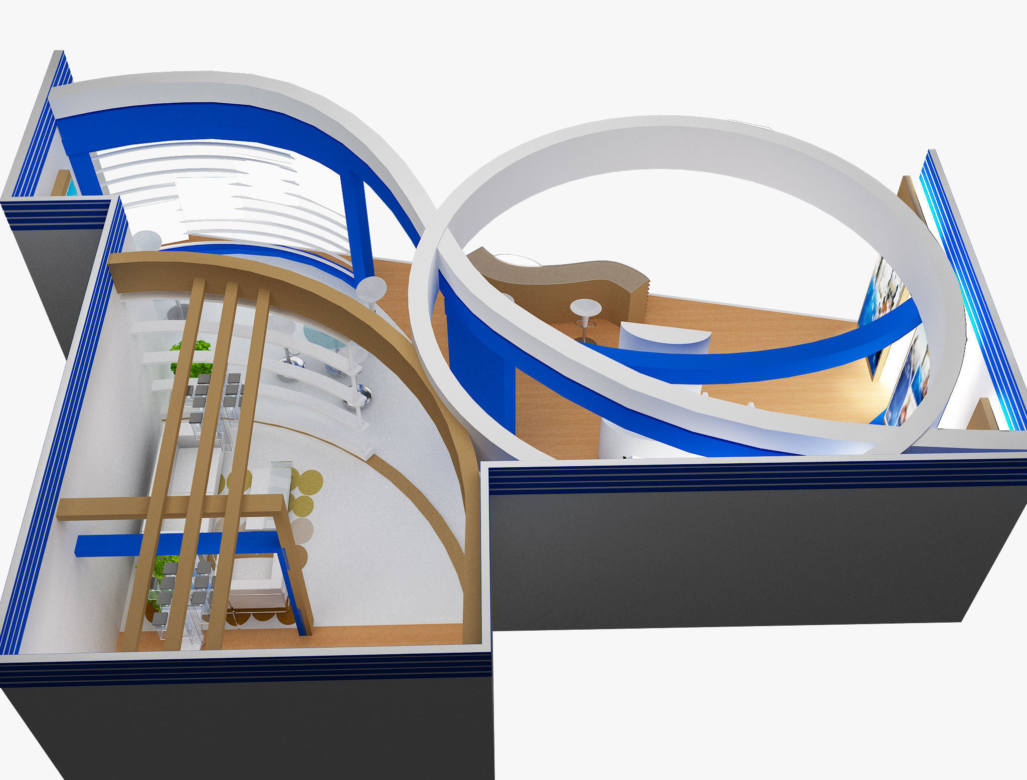  Booth Exhibition Stand a479a 3D model_10