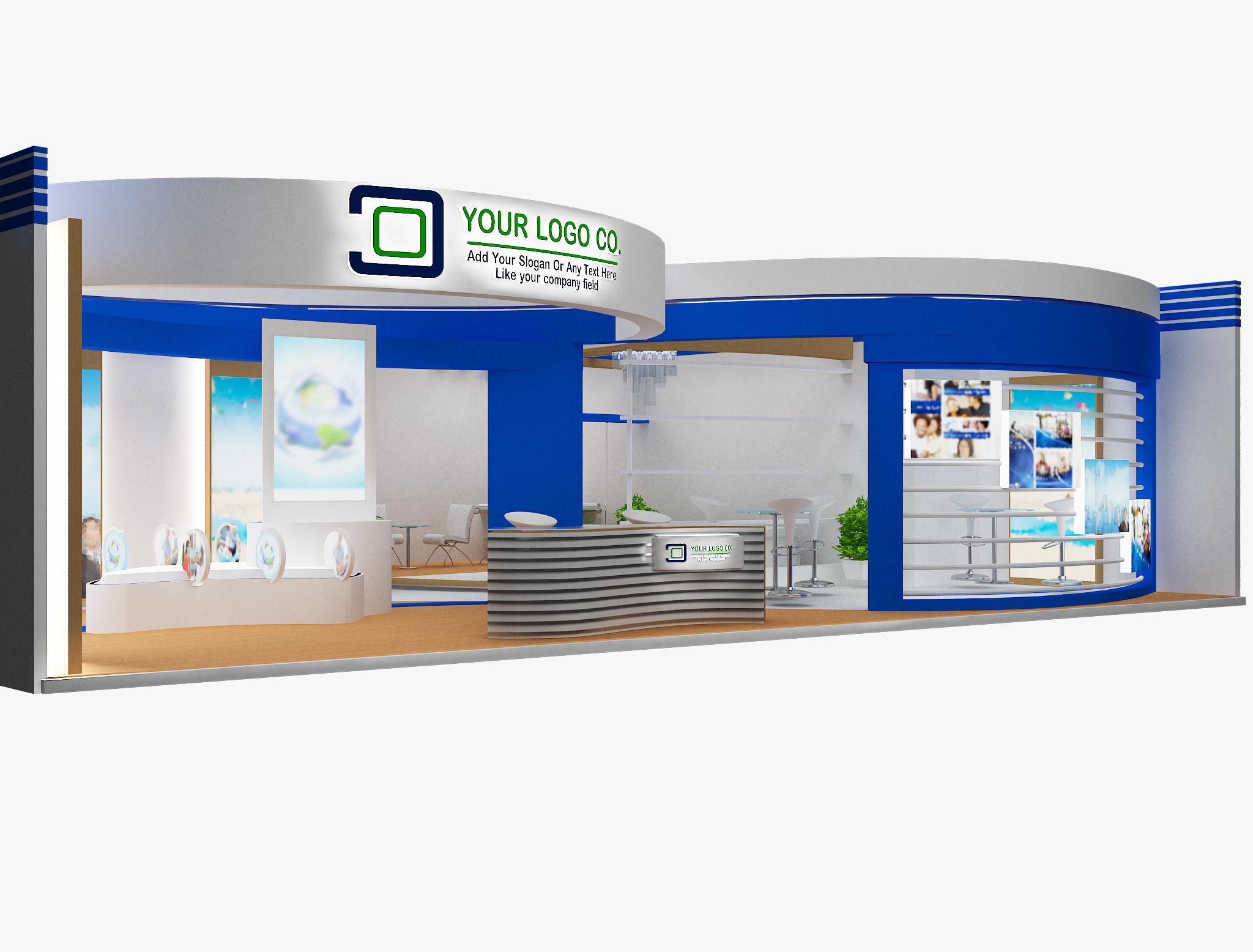  Booth Exhibition Stand a479a 3D model_2