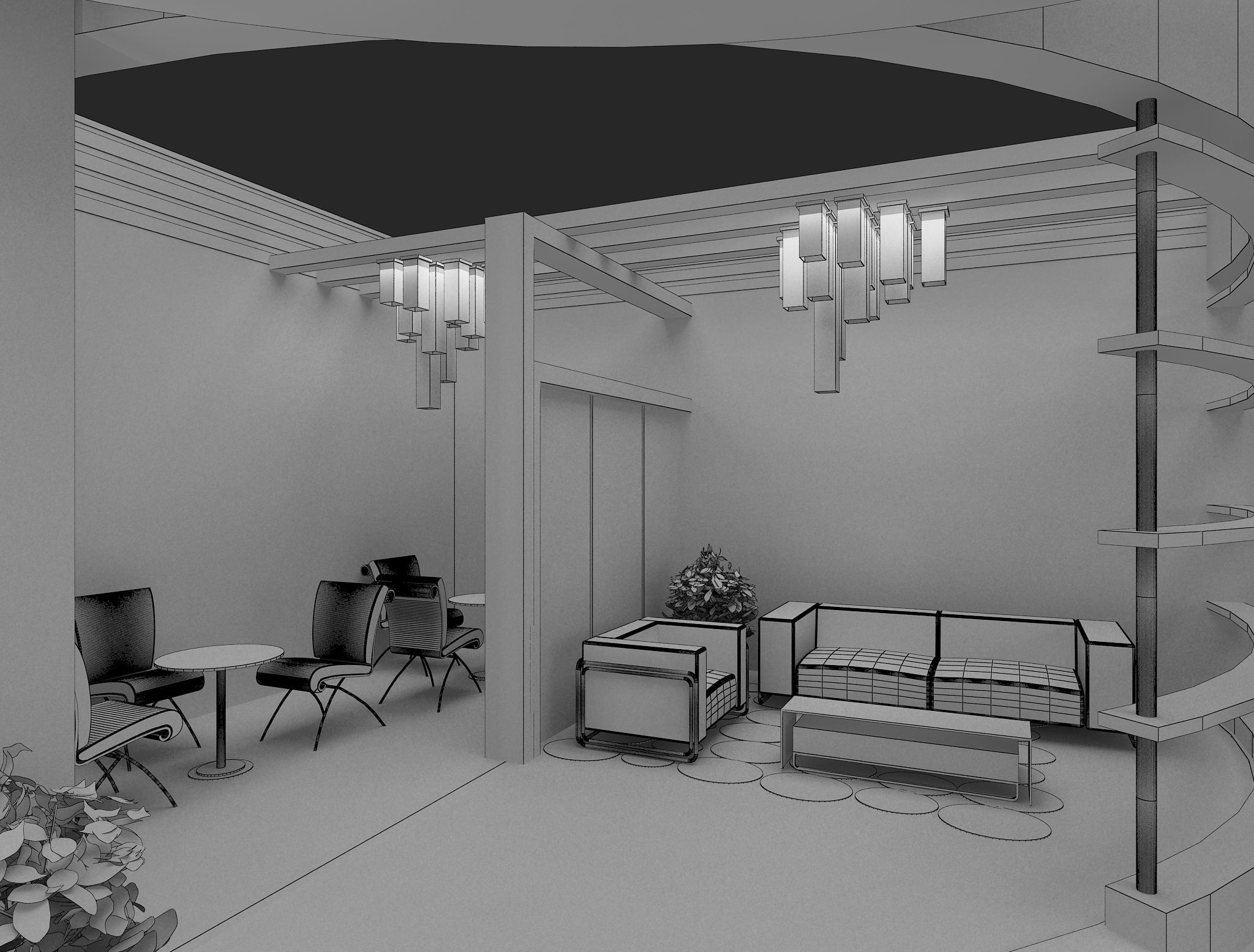  Booth Exhibition Stand a479a 3D model_25