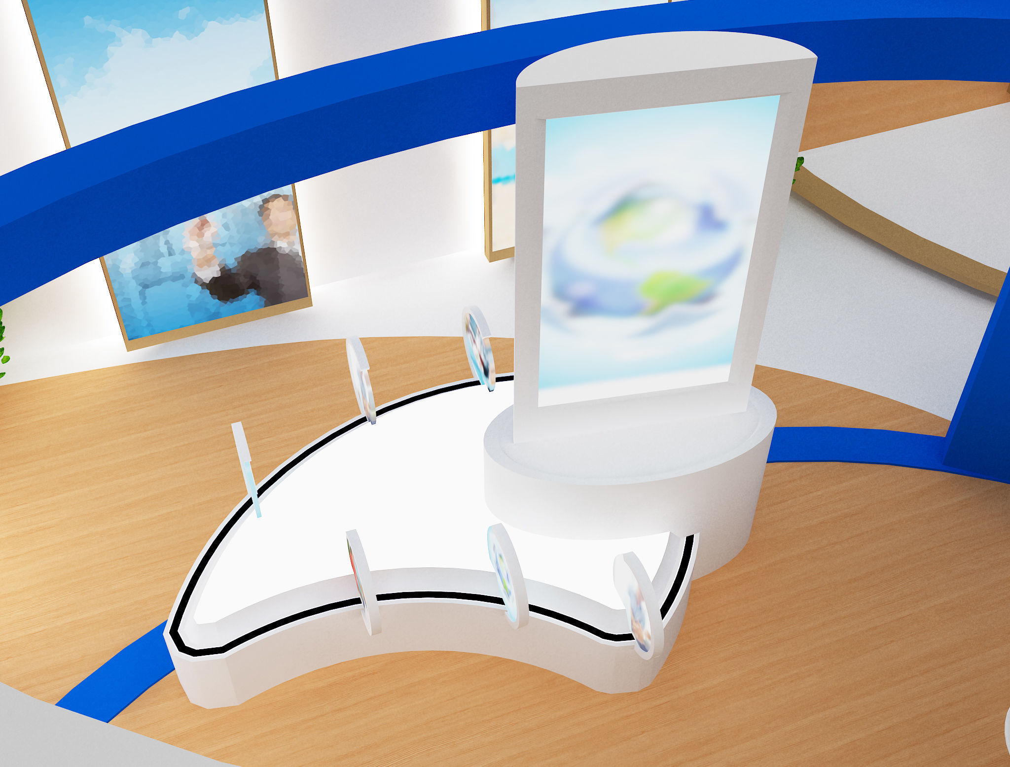  Booth Exhibition Stand a479a 3D model_26