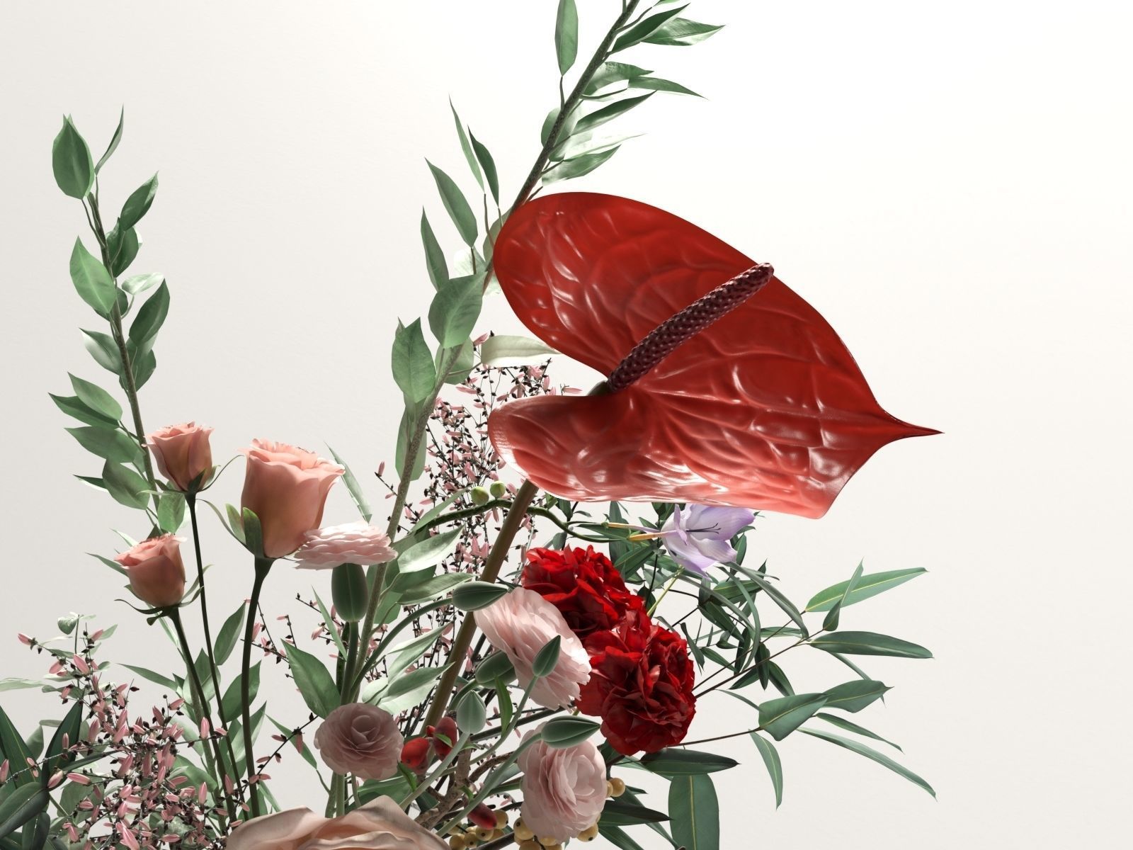 Corporate Flowers 4 3D model_2