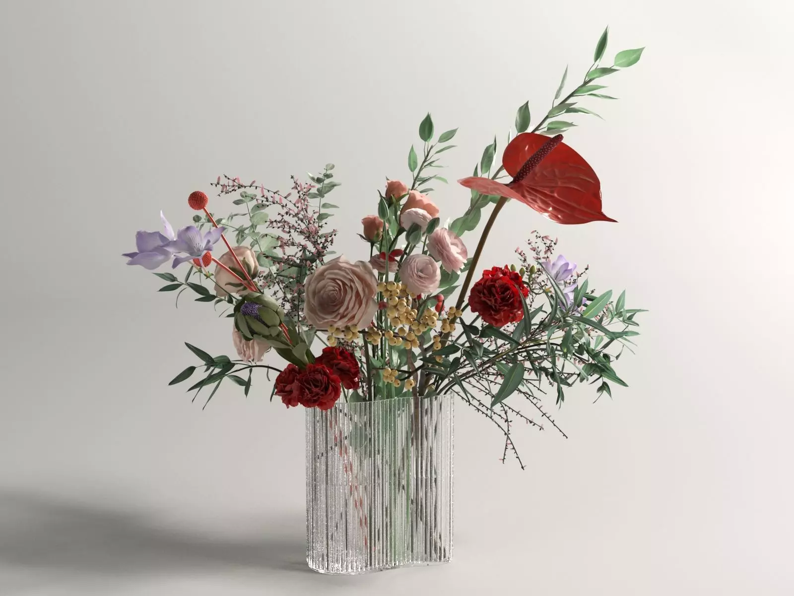 Corporate Flowers 4 3D model_0