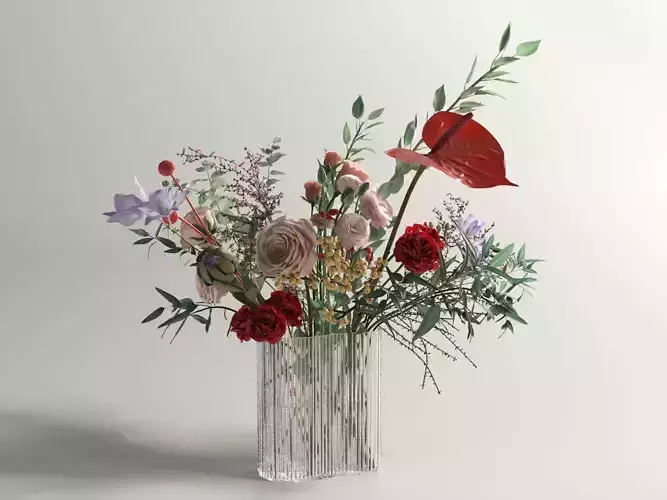 Corporate Flowers 4 3D model Corporate Flowers 4 3D model