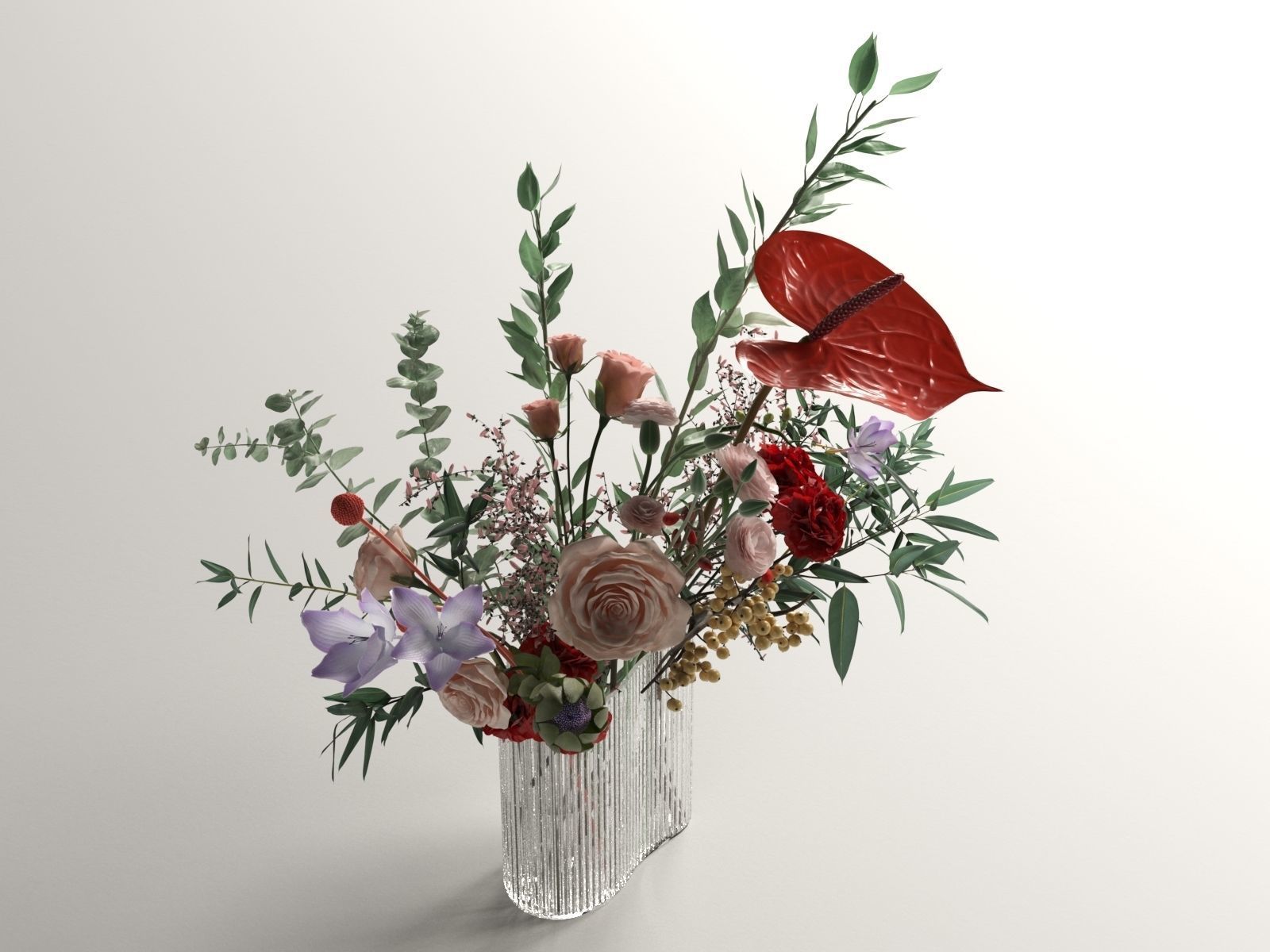 Corporate Flowers 4 3D model_1