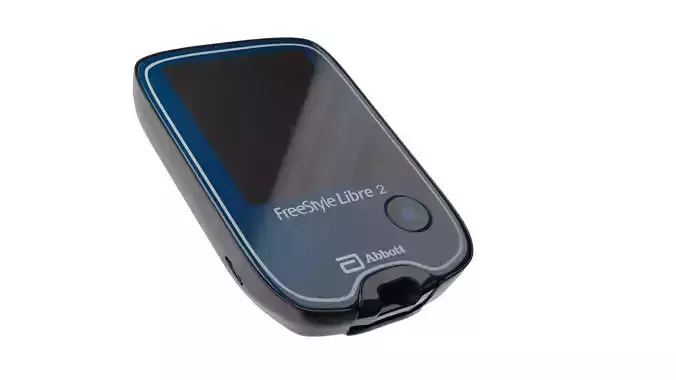 Glucose meter 3D model
