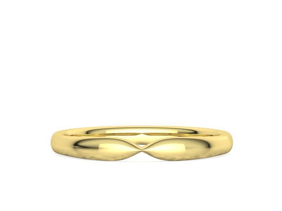 Classic Band Match Ring Half Eternity Band 3dprint model 3D print model_9