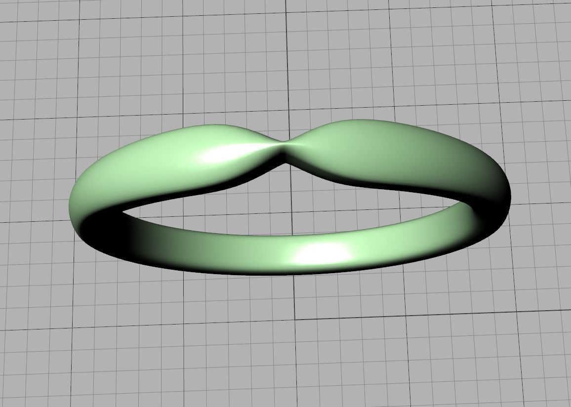 Classic Band Match Ring Half Eternity Band 3dprint model 3D print model_31