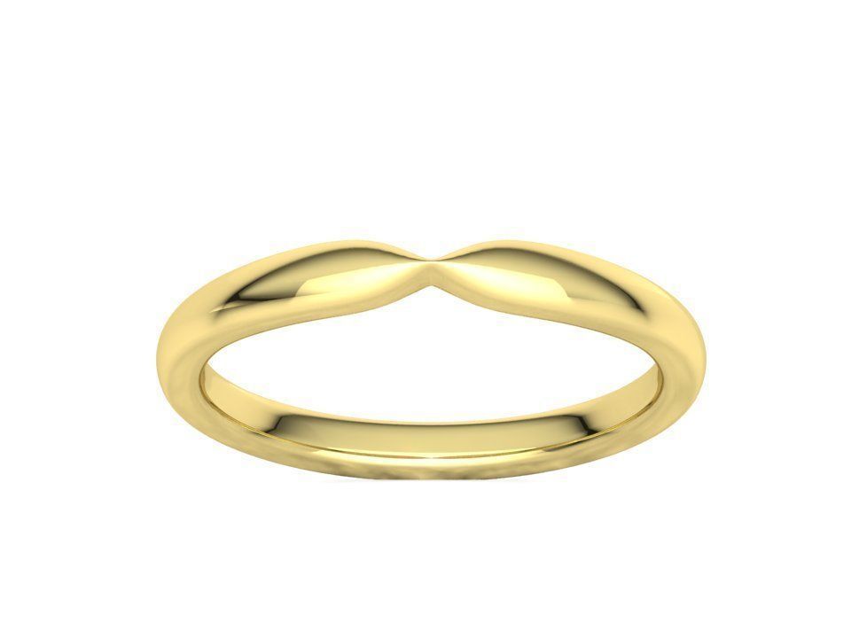Classic Band Match Ring Half Eternity Band 3dprint model 3D print model_15