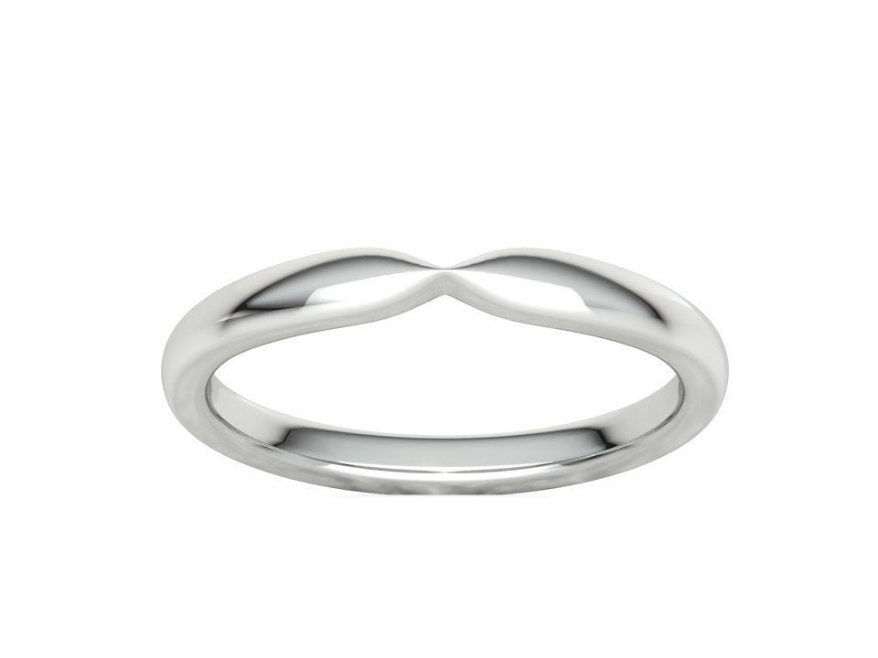 Classic Band Match Ring Half Eternity Band 3dprint model 3D print model_16