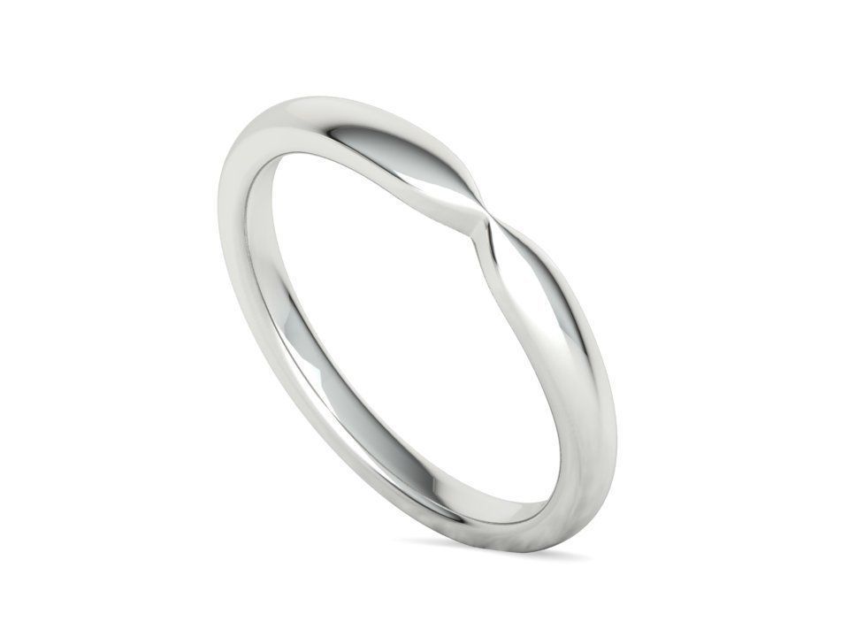 Classic Band Match Ring Half Eternity Band 3dprint model 3D print model_22