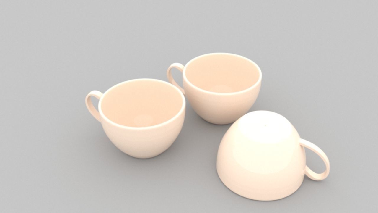Tea Cup 3D model_5