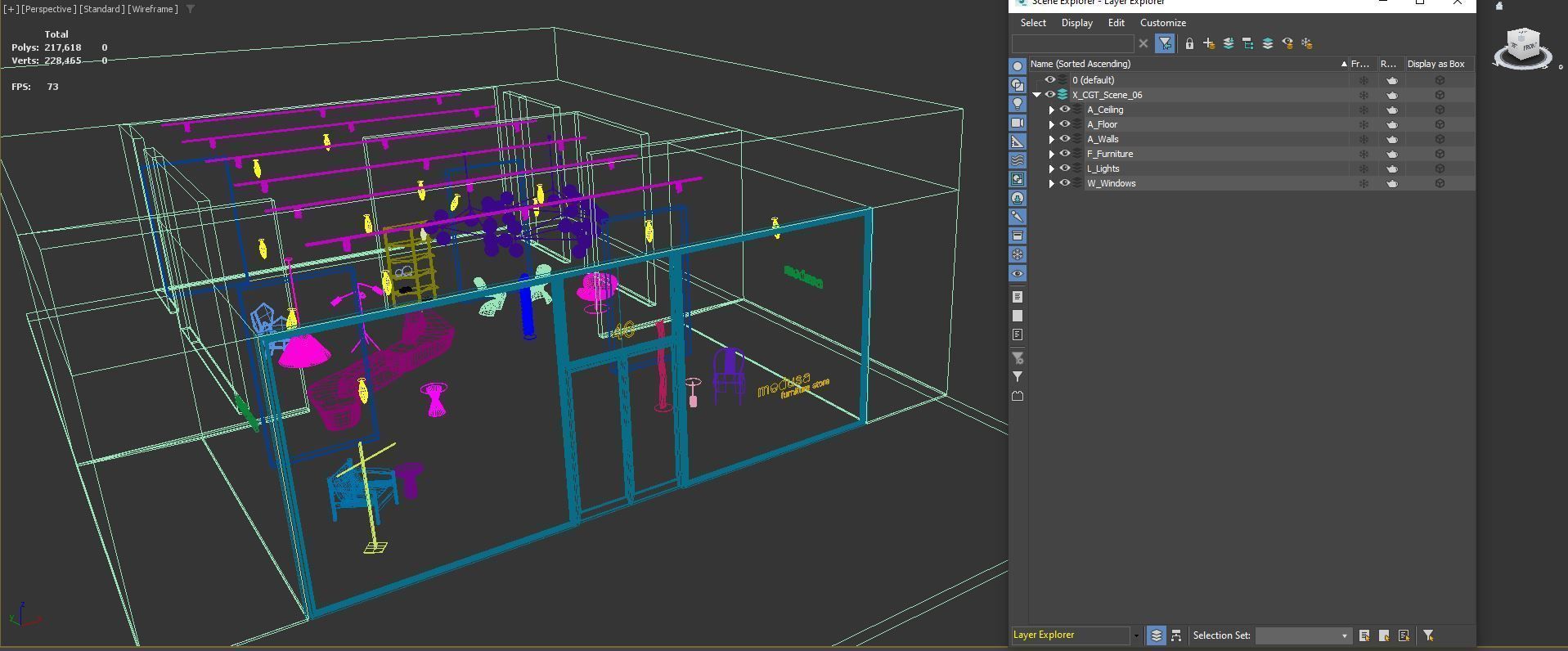 Interior Scene 06 - Medusa Furniture Store 3D model_12