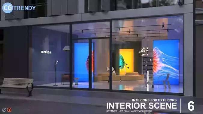 Interior Scene 06 - Medusa Furniture Store