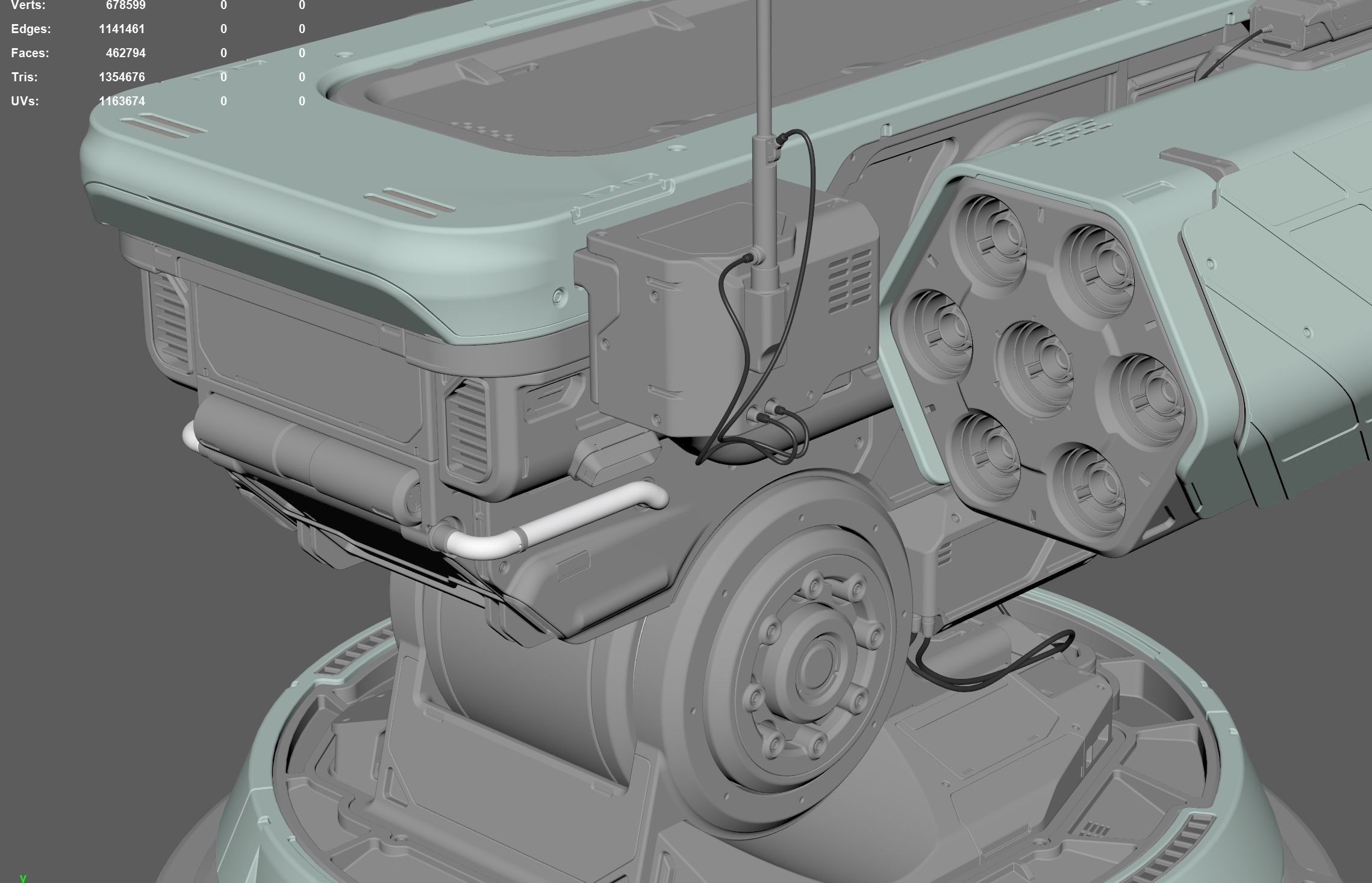 Defense Turret 3D model_12