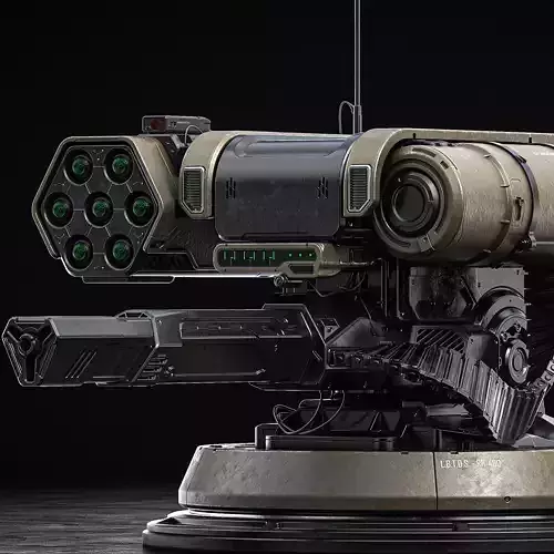 Defense Turret 3D model