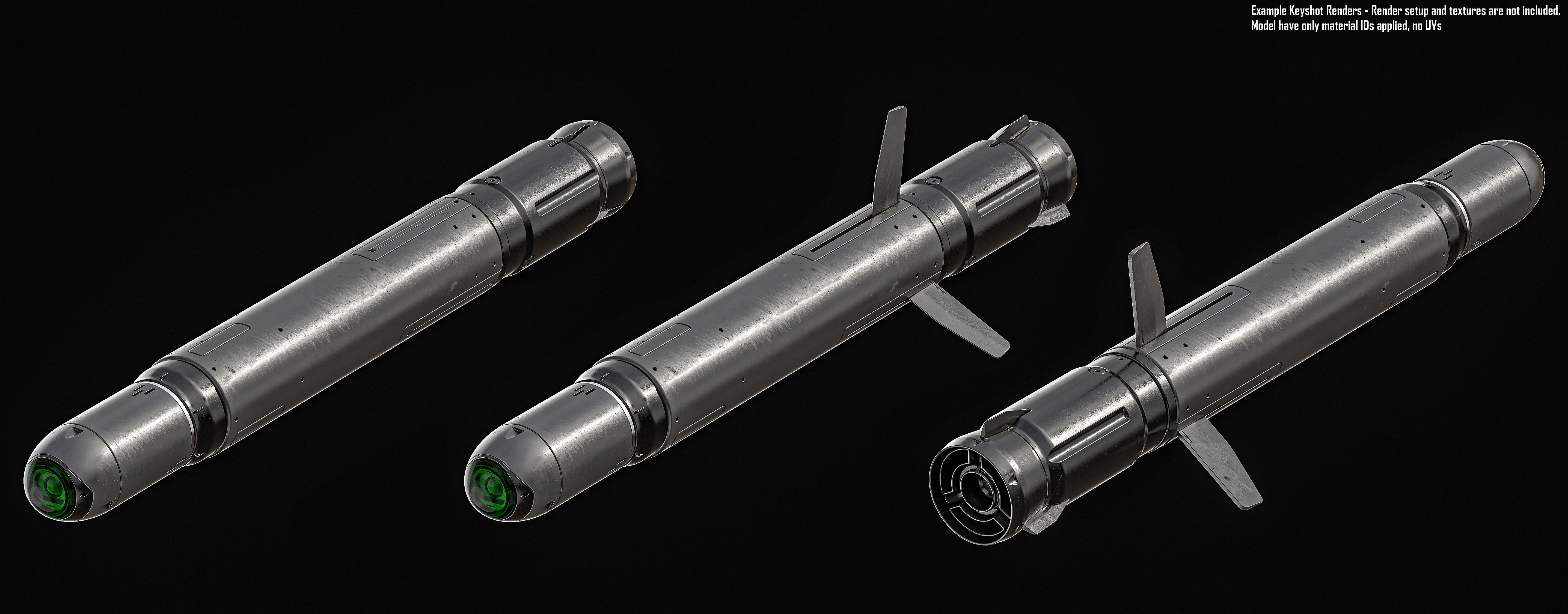 Defense Turret 3D model_4