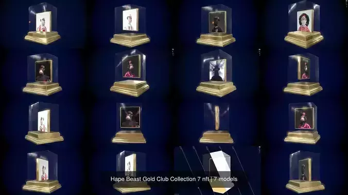Hape Beast Gold Club Collection 7 nft 