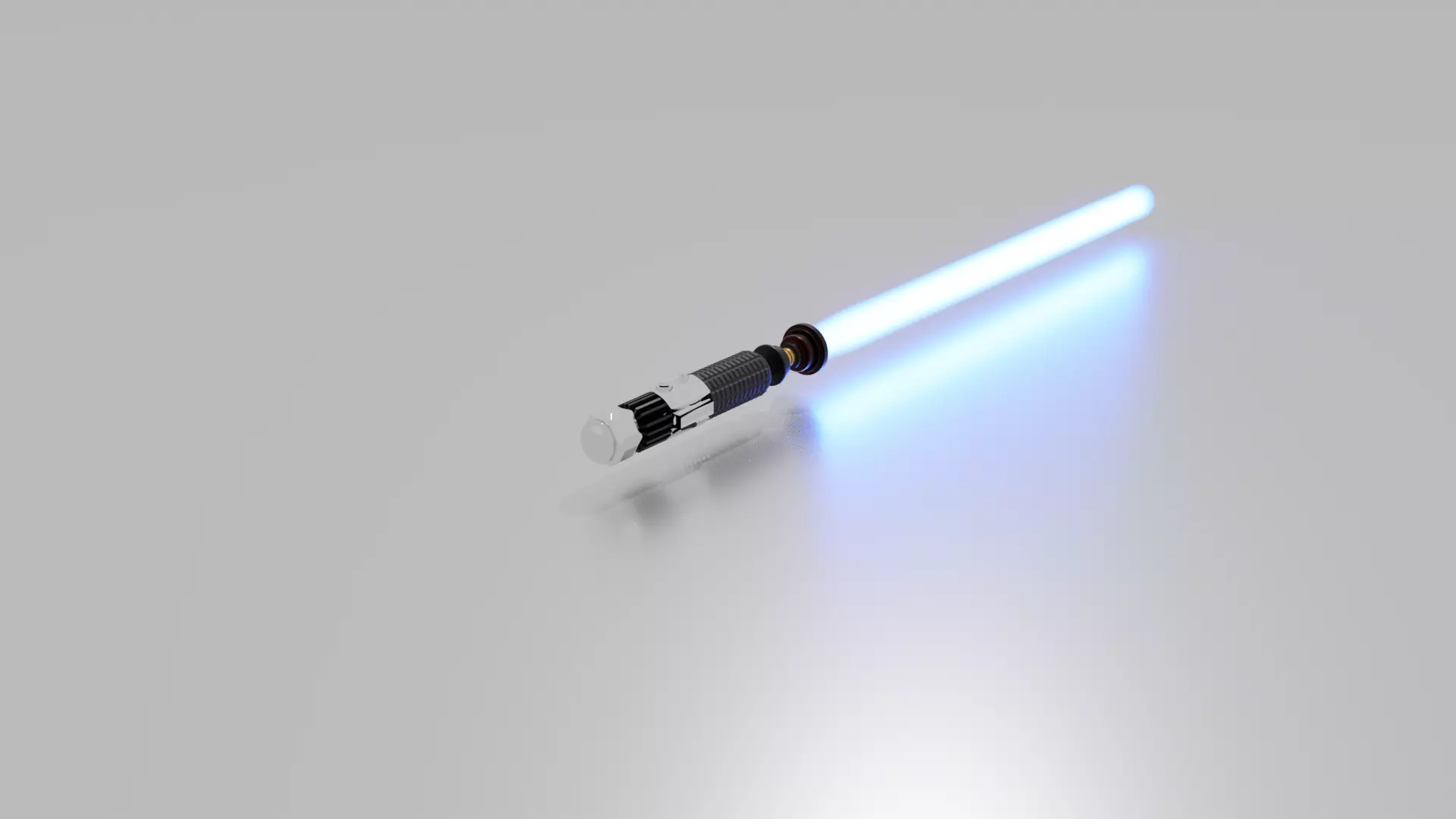 Kenobi Lightsaber 3D model_0