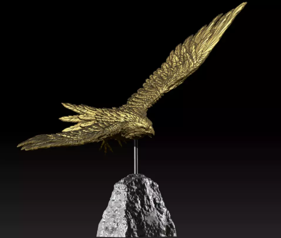 Hawk 3D print model