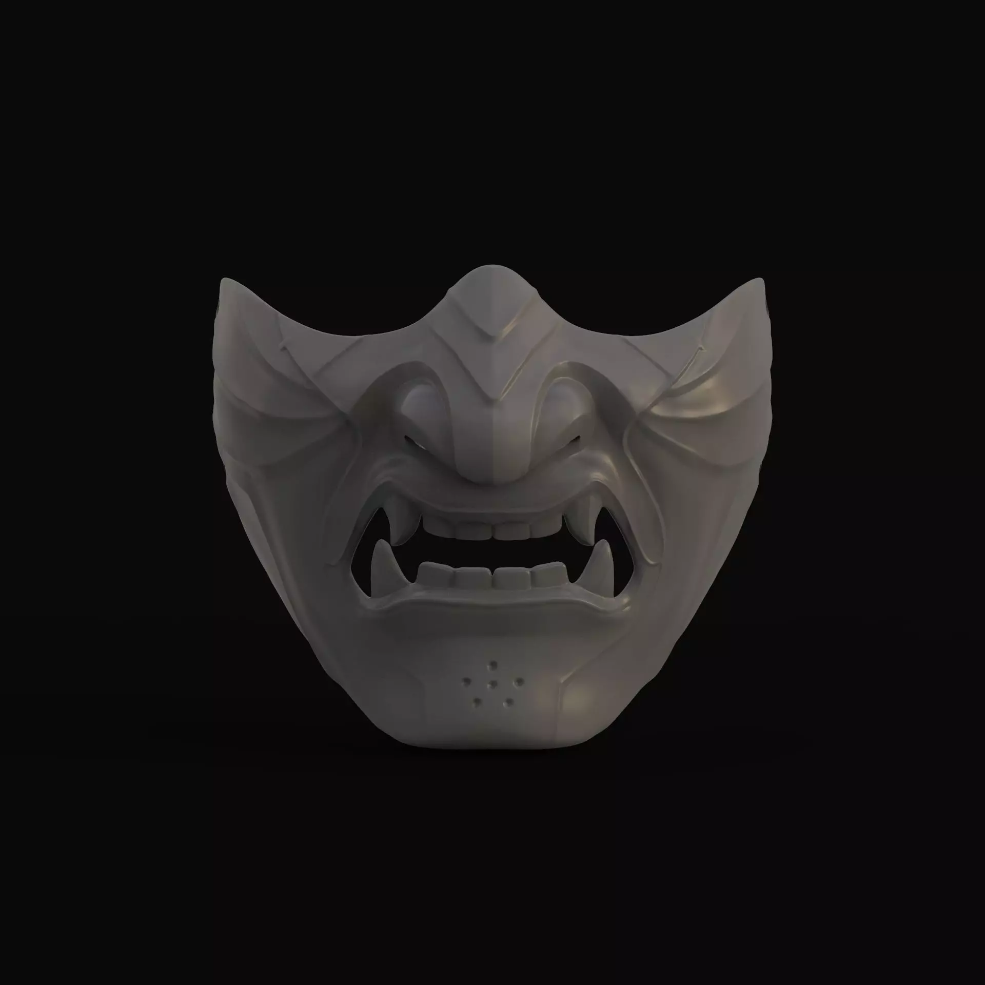 Ghost of tsushima jin sakai mask 3D print model_0