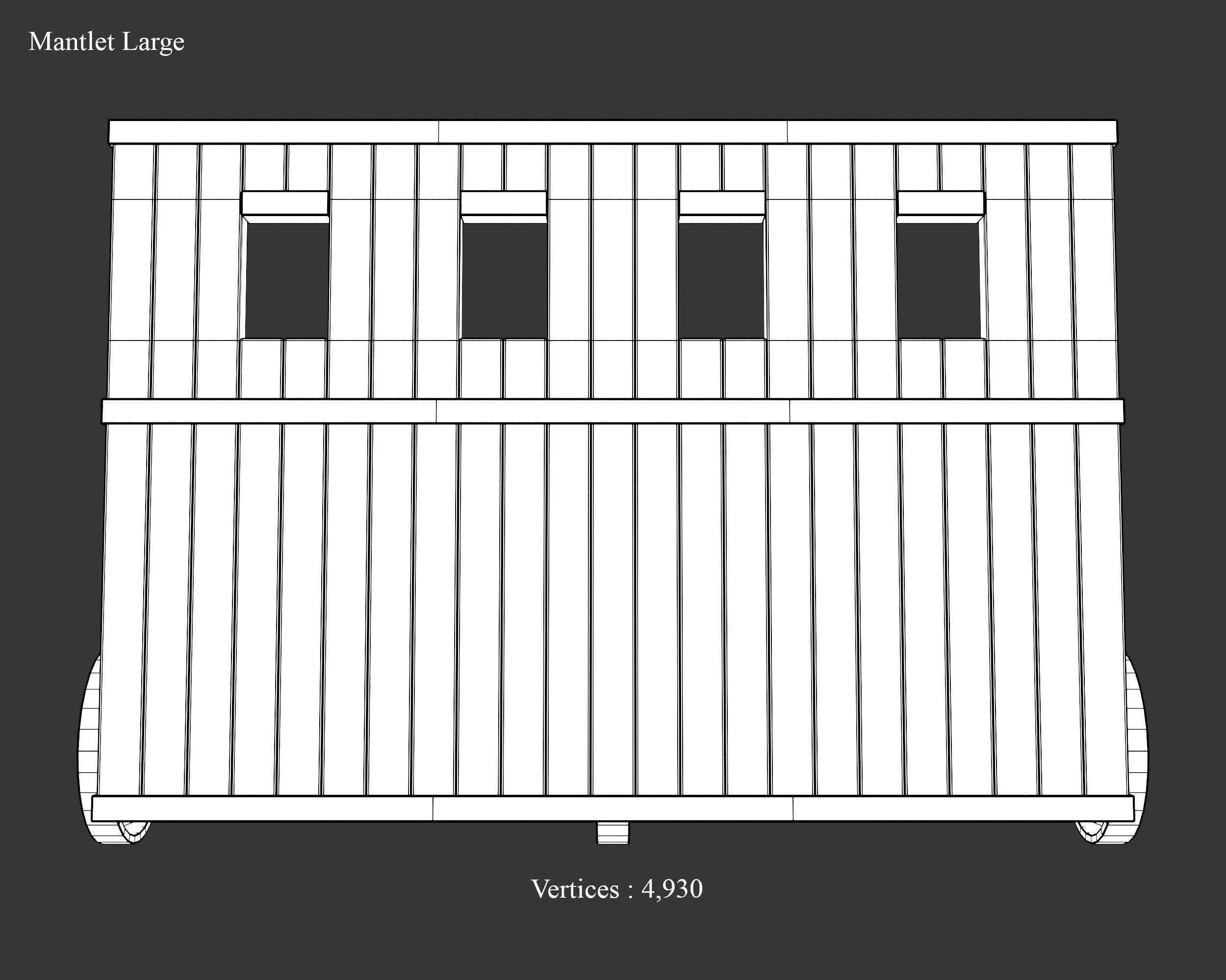 Medieval Collection Defensive Walls Pack _45