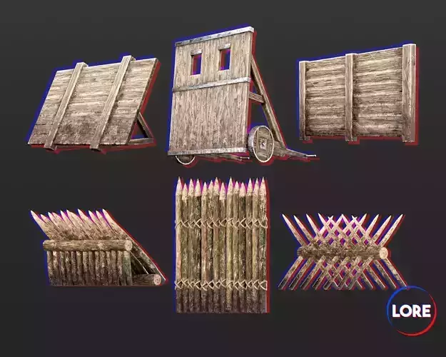 Medieval Collection Defensive Walls Pack 