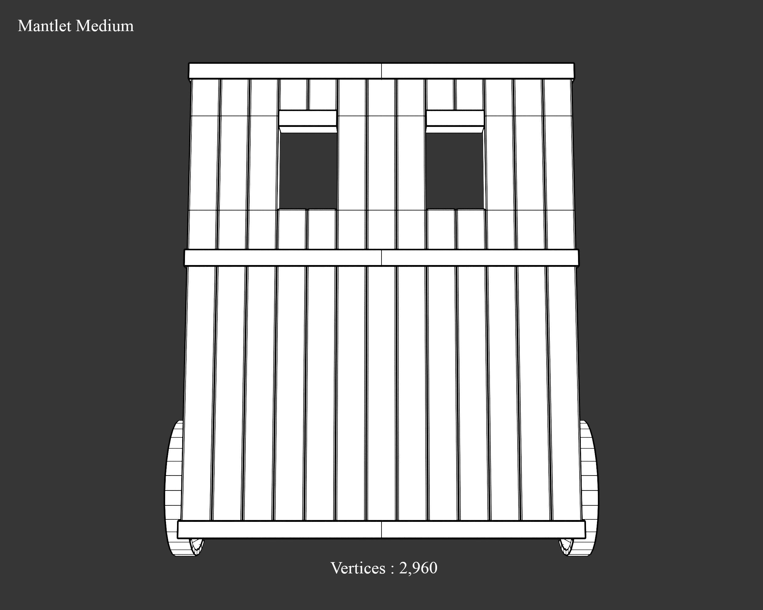 Medieval Collection Defensive Walls Pack _47