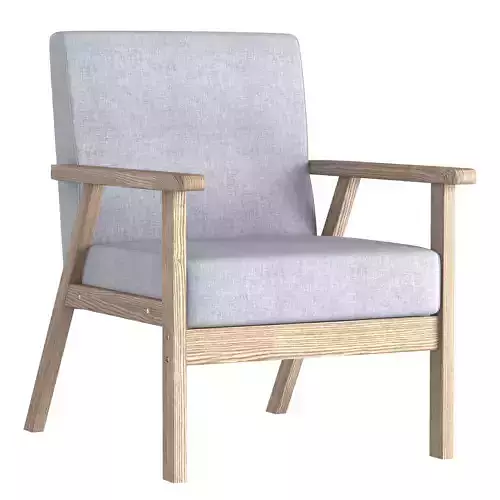 DORAFAIR Retro Linen Fabric Chair