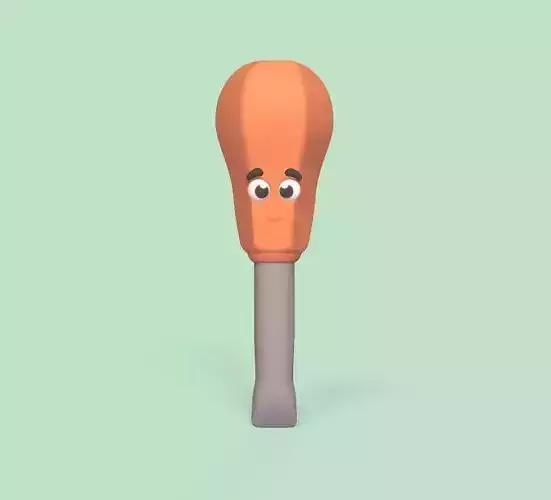 Screwdriver guitar 3D print model