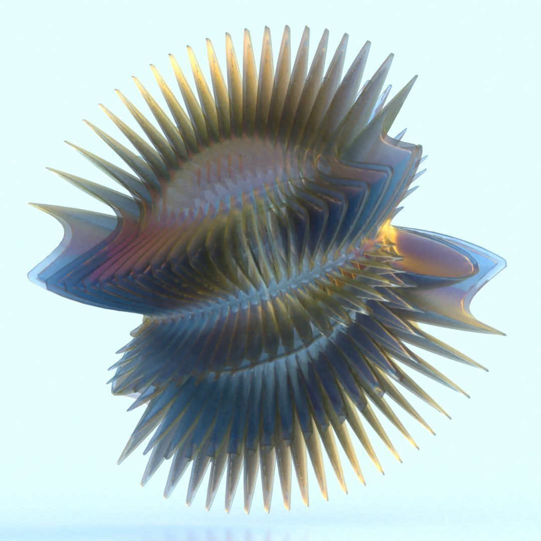 9 Abstract Shapes 3D model_4