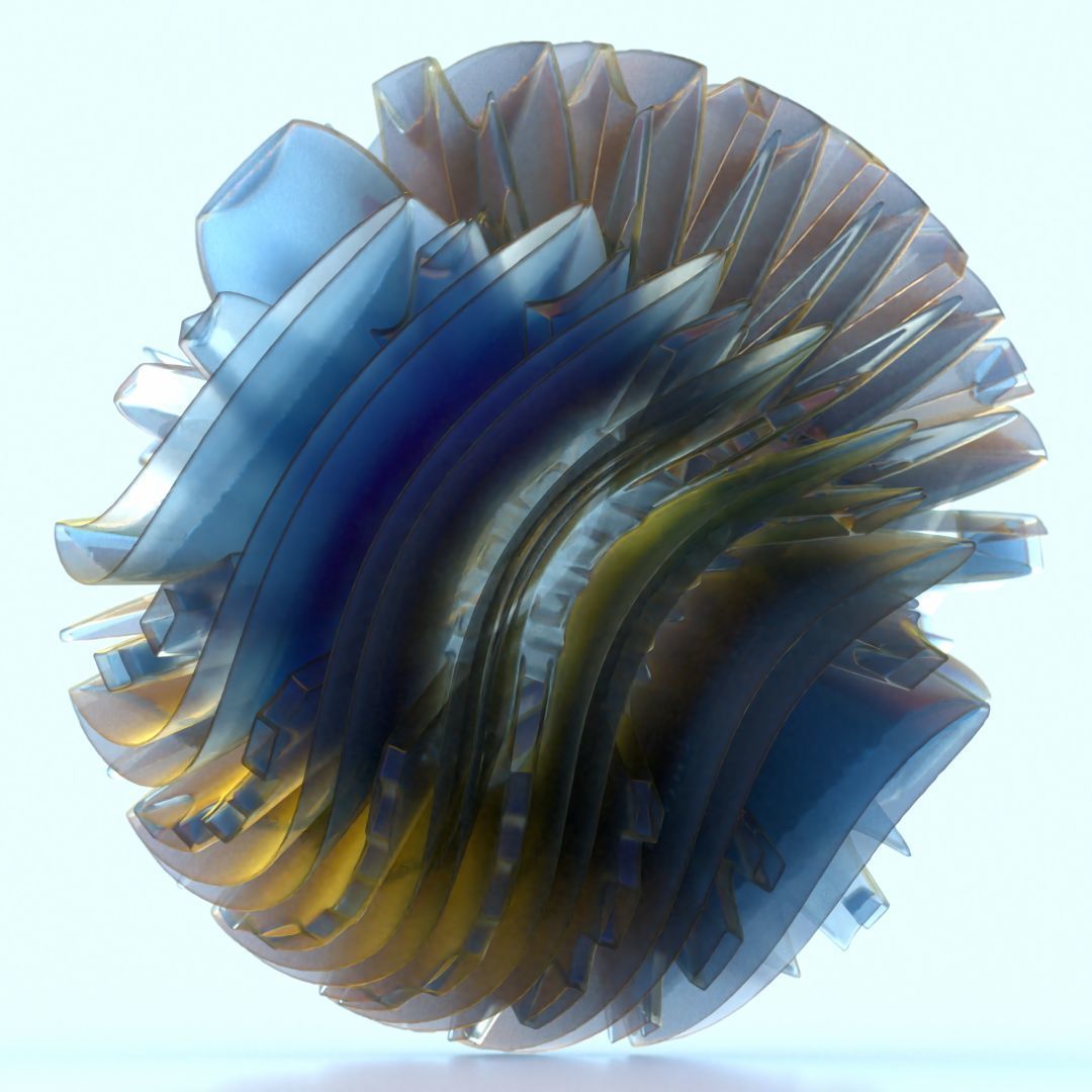 9 Abstract Shapes 3D model_7