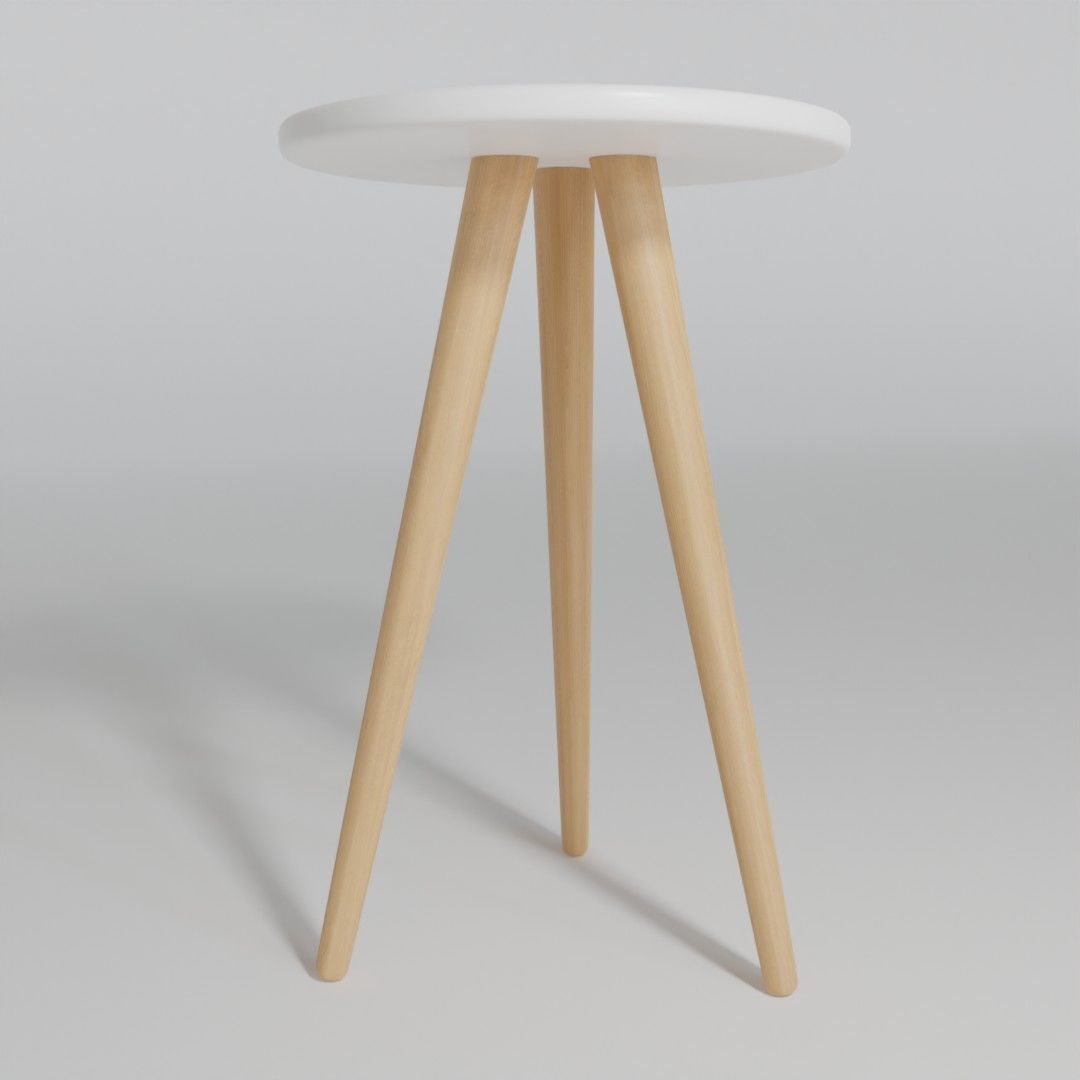 Small side table 3D model_2