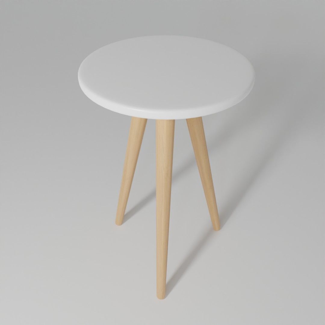 Small side table 3D model_1