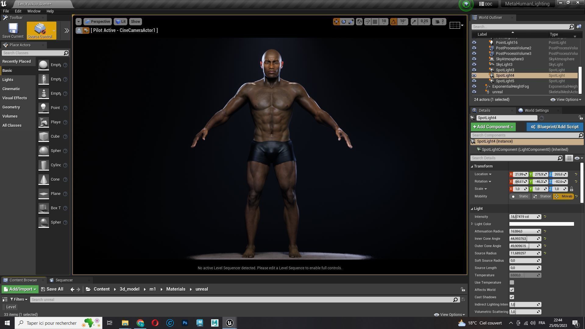 Realistic African American Man G1 Low-poly 3D model_23