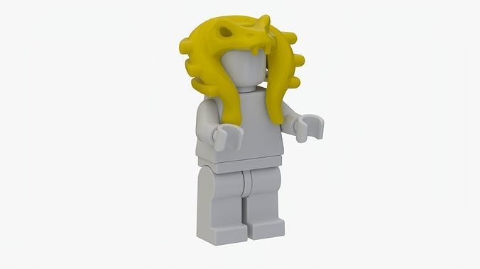 Lego Minifigure Snake Hat 3D model