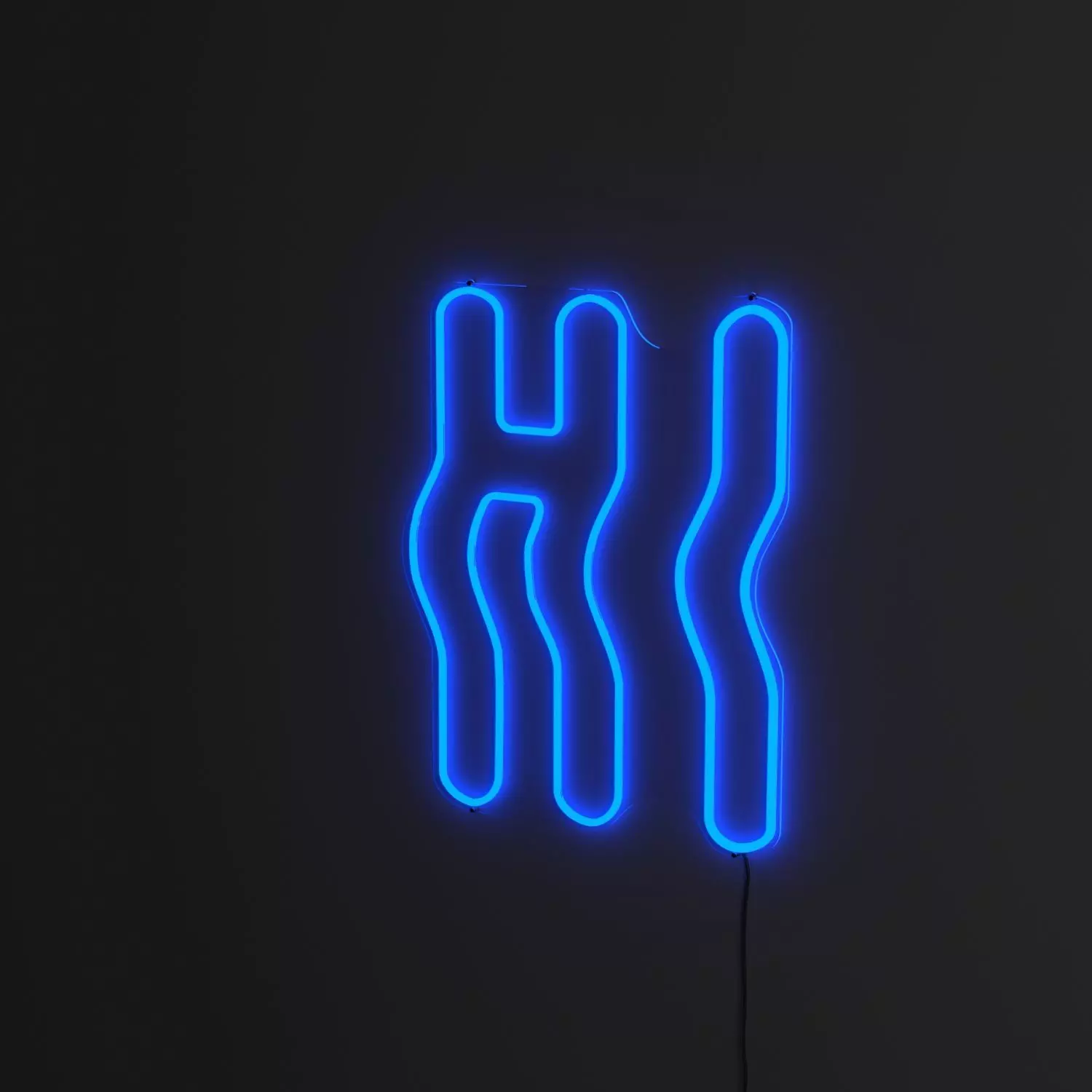 HI WAVY NEON LIGHT 3D model_0