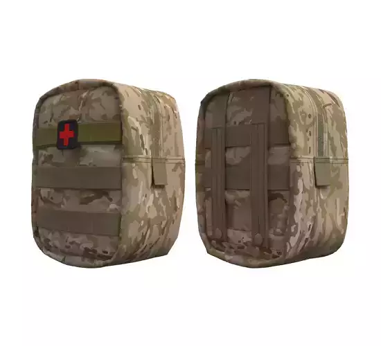 Military Tactical Medical Pouch - Marvelous Designer