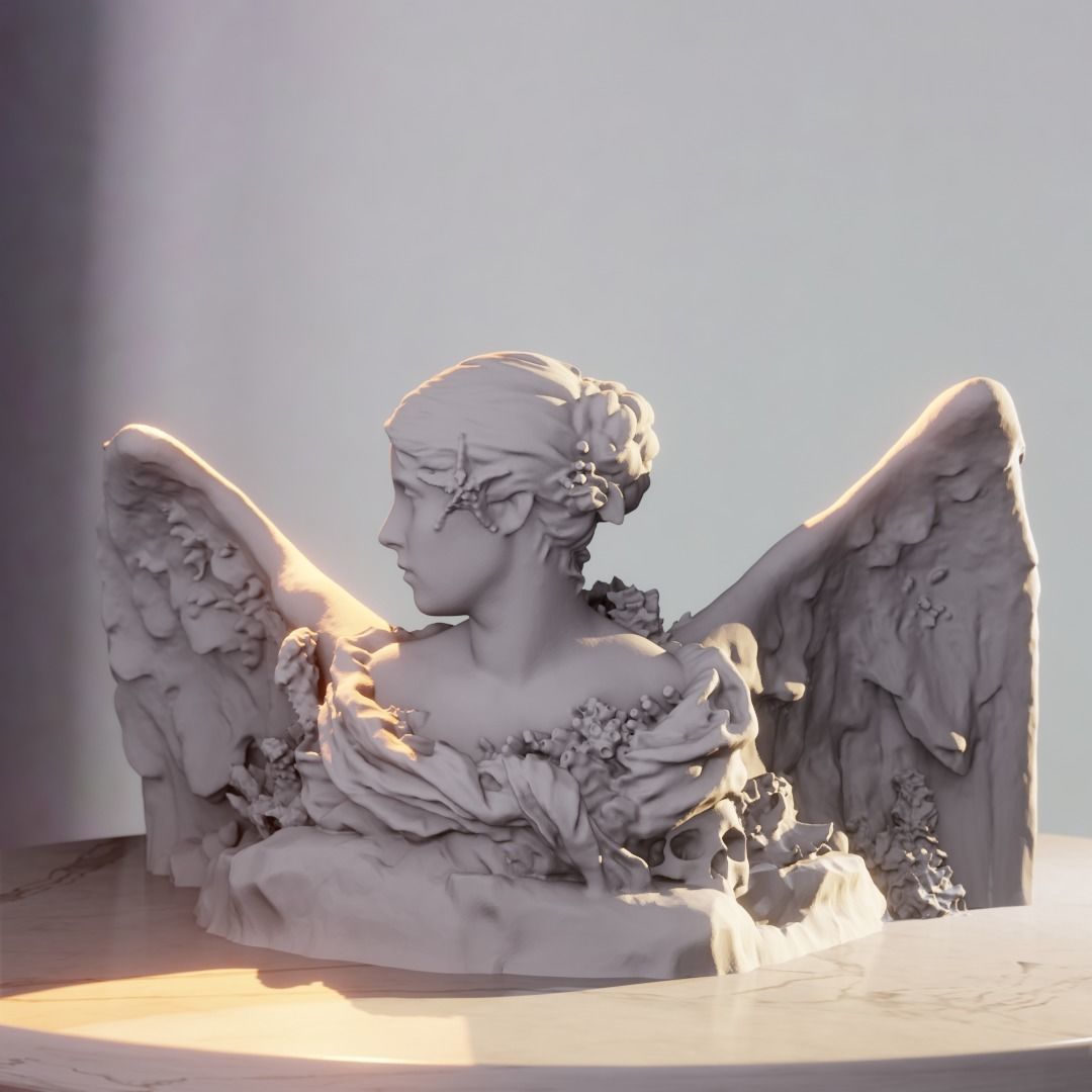 Angel of Atlantis 3D print model_7