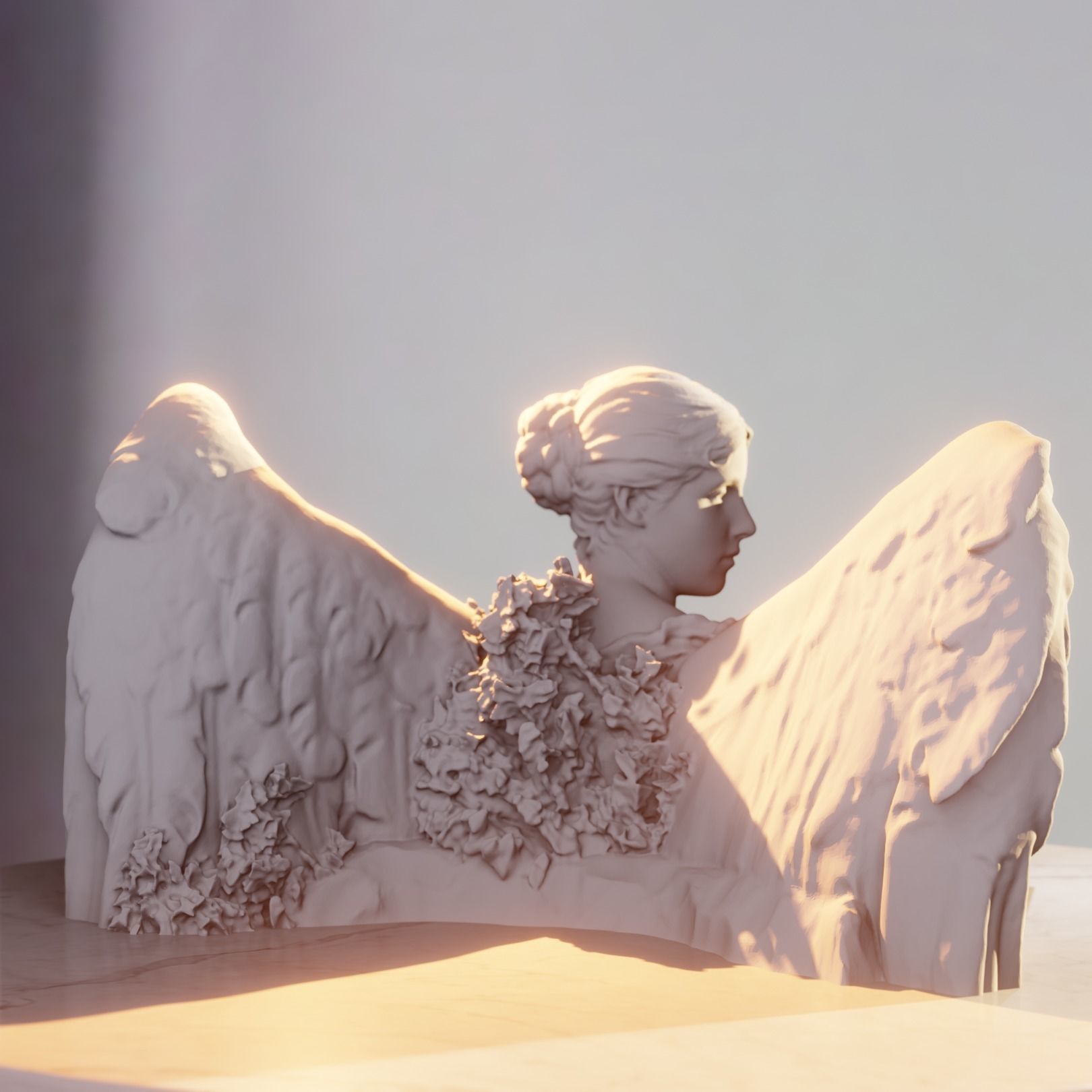Angel of Atlantis 3D print model_4
