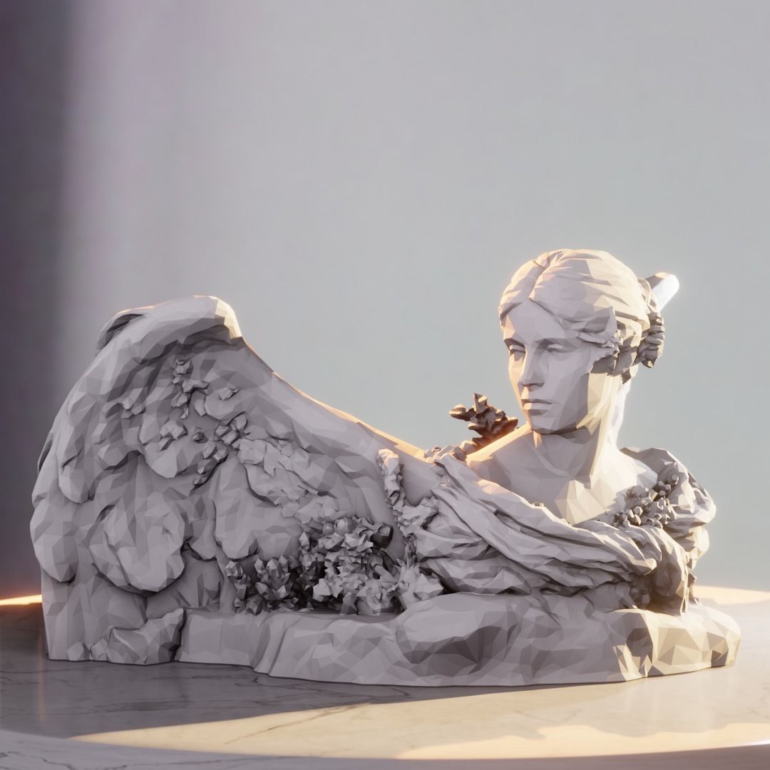 Angel of Atlantis 3D print model_22