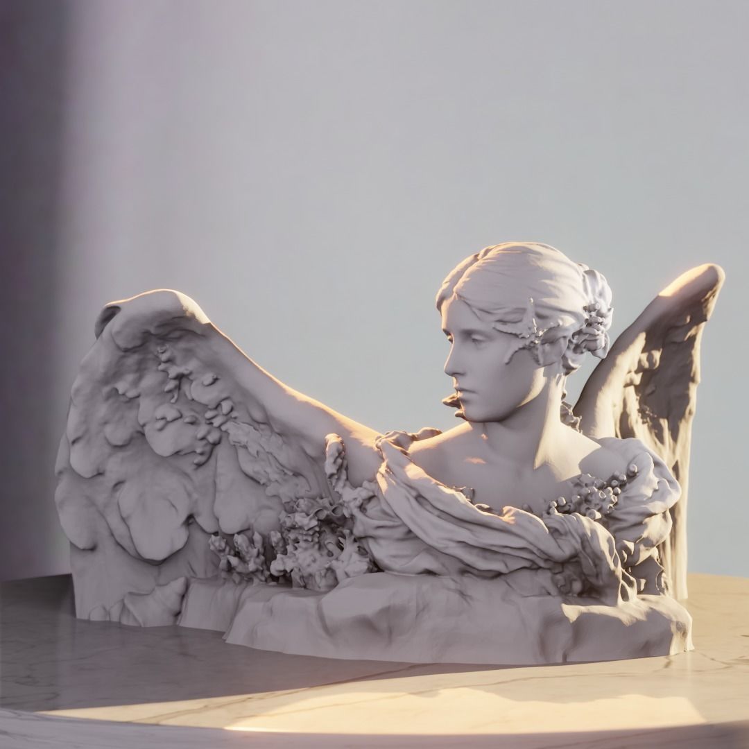Angel of Atlantis 3D print model_8
