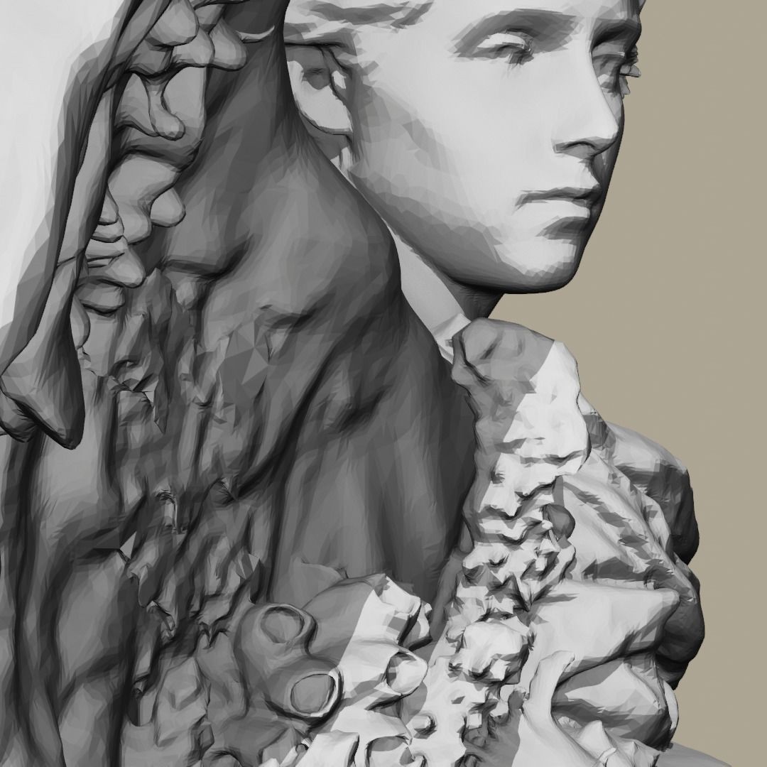 Angel of Atlantis 3D print model_21