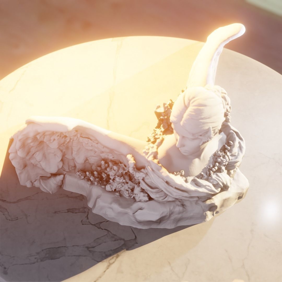 Angel of Atlantis 3D print model_10